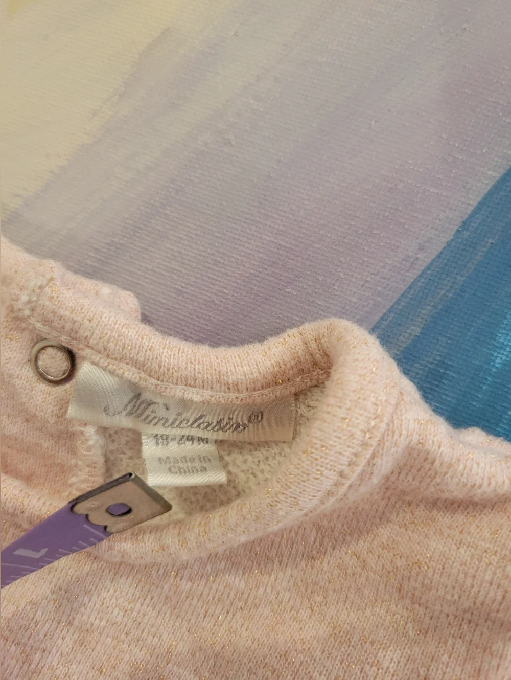 Miniclasix Pink Ruffled Sweater